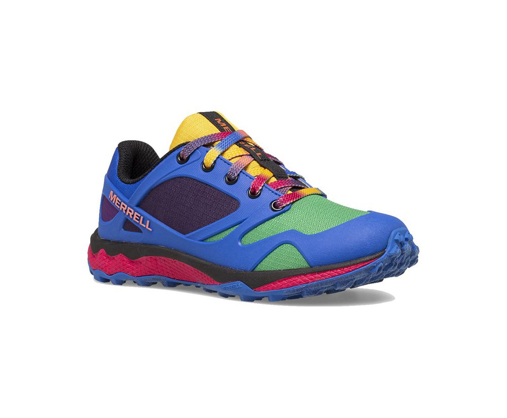 Merrell Sneakers Blue/Green - Altalight Low Print - Kids 10OMTHGXY